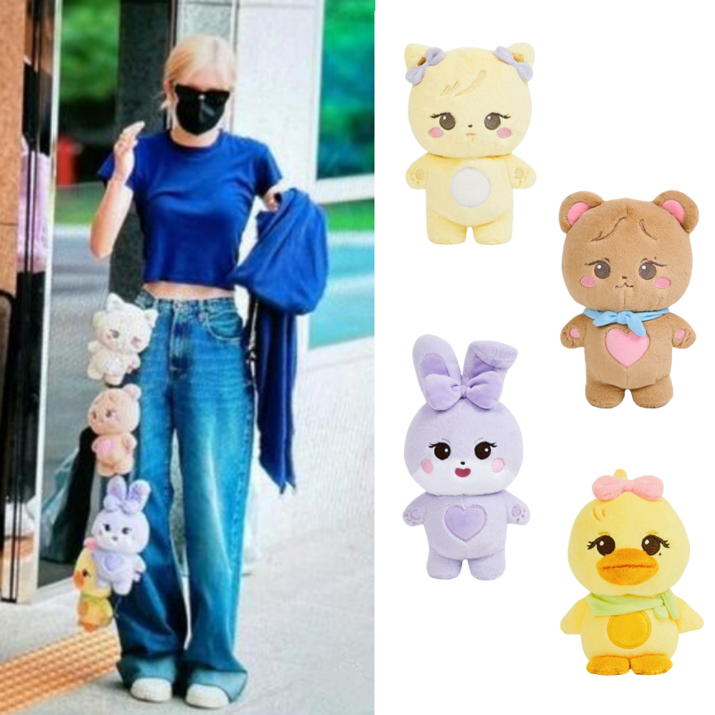 Thú nhồi bông NEILBABY kiểu búp bê Lisa Jennie BlacPpink sinh động