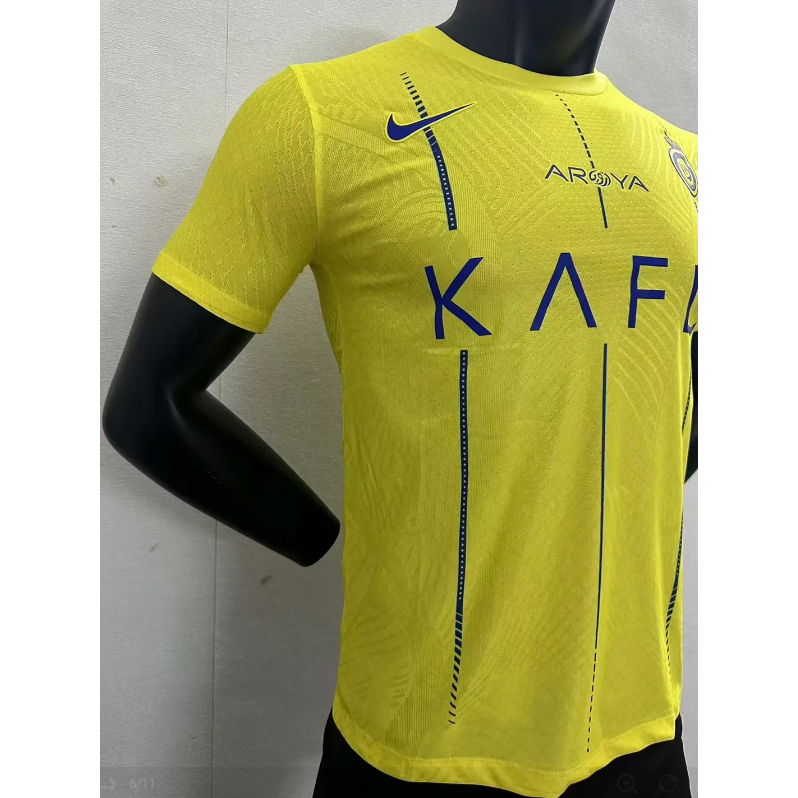 Player version * 2324 new al-nassr fc trang chủ áo bóng đá chất lượng cao