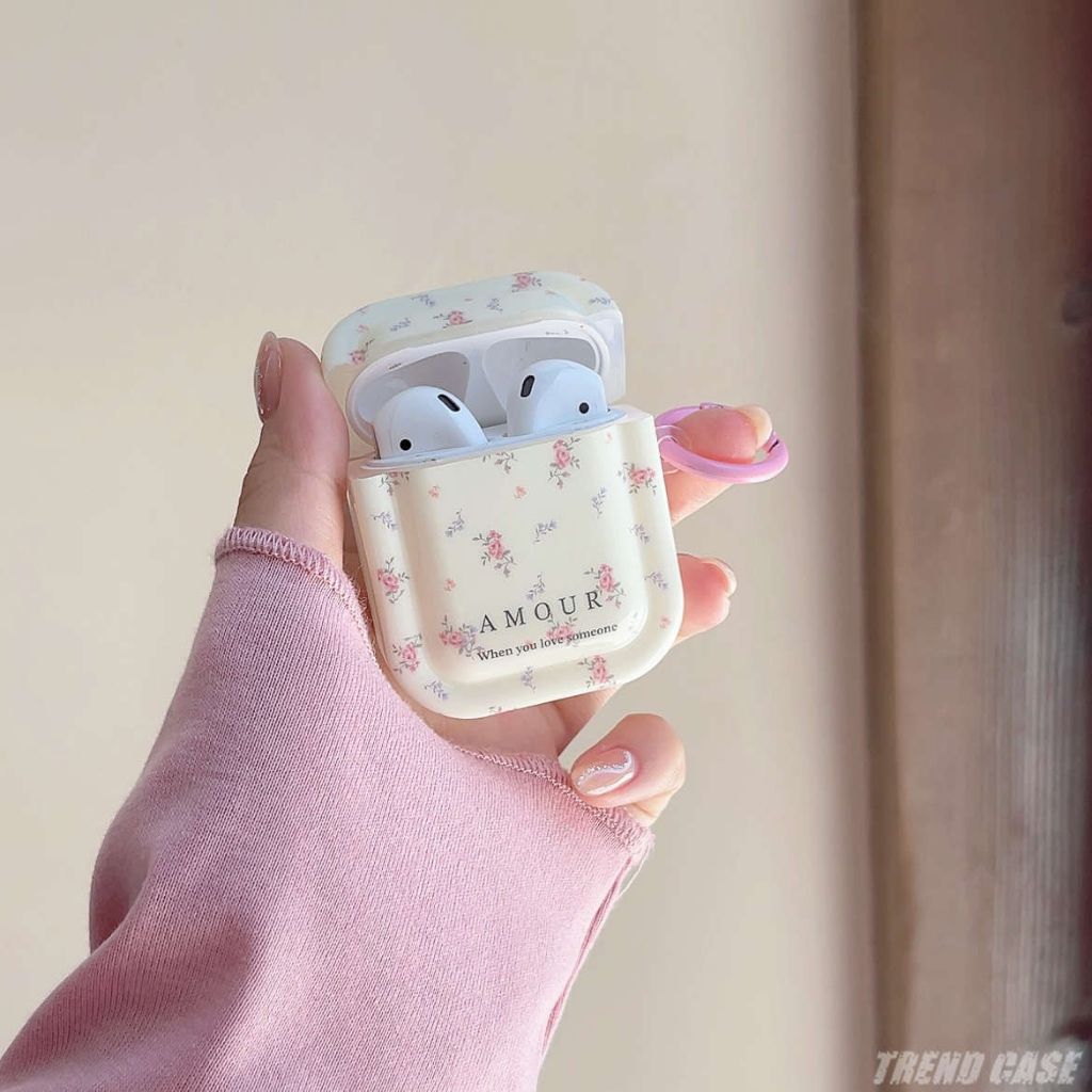 Dễ thương flower spring ins korea hộp đựng tai nghe đáng yêu cho airpod 1 2 3 bao bảo vệ cho airpods pro pro2 fundas