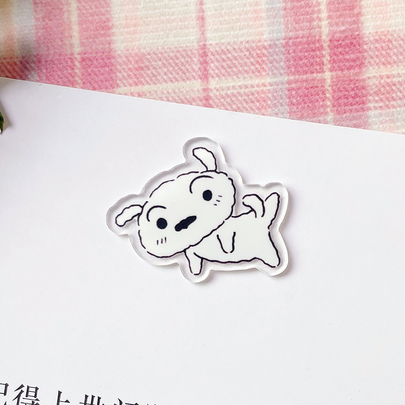 Ghim Cài Áo Bằng Acrylic In Hình Shin-Chan Hoạt Hình Dễ Thương