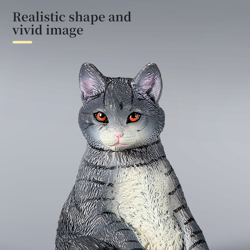 Mô phỏng mô hình mèo cưng dễ thương hình hành động xiêm sphynx ba tư bức tượng nhỏ trang trí nhà đáng yêu đồ chơi giáo dục trẻ em