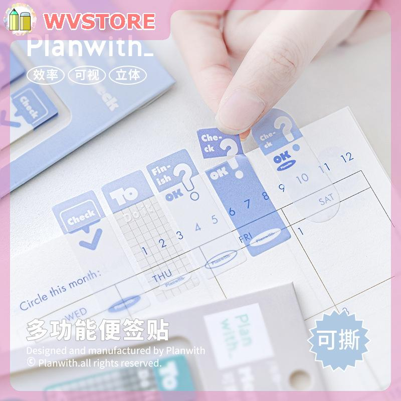 Rosyposy Giấy Dán Ghi Chú Đa Năng Nhiều Màu Sắc Xinh Xắn note