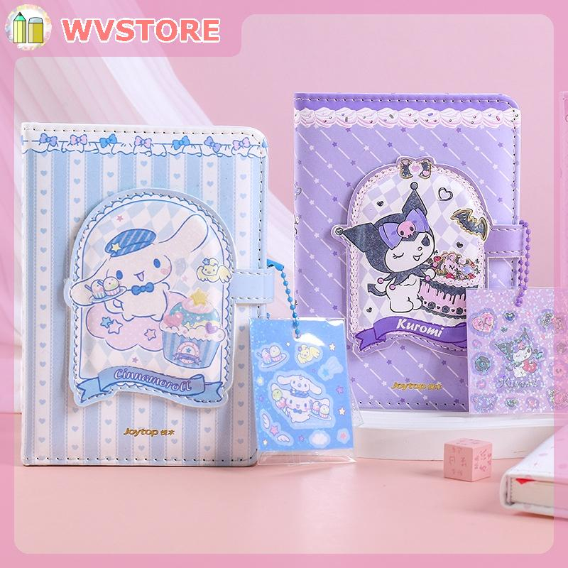 Sanrio từ khóa máy tính xách tay, Cinnamoroll, Kuromi, Melody bìa, PU chất liệu, kích thước 105 * 148mm