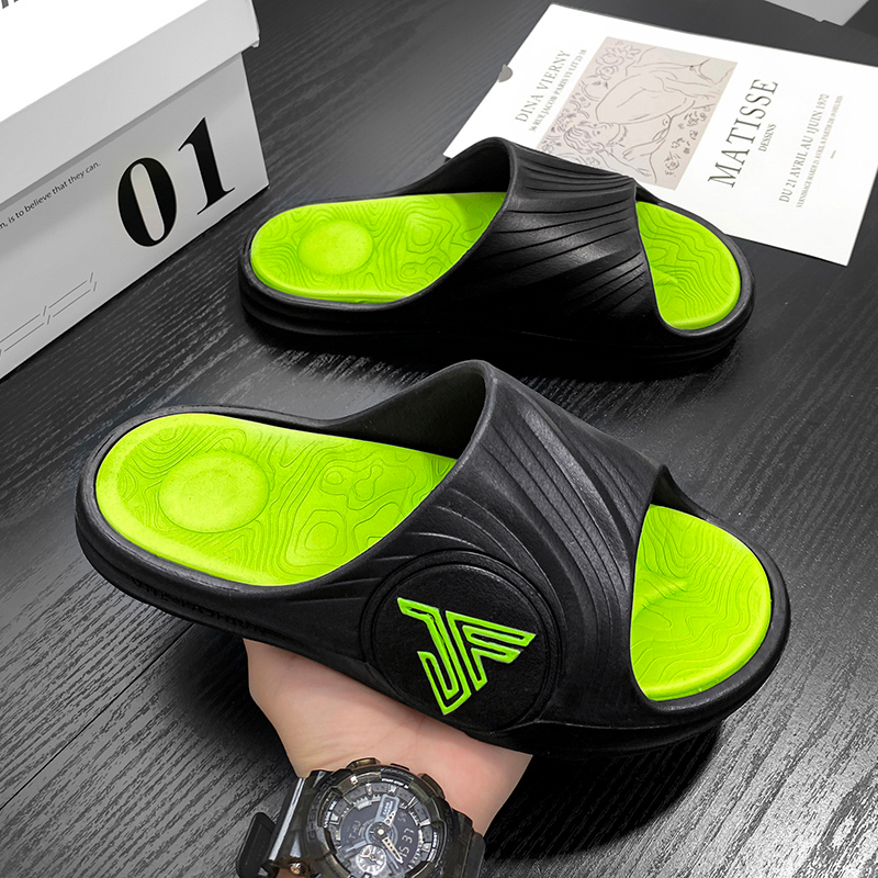 Dép Quai Ngang Đế Dày Mềm Mại Chống Trượt Chống Mòn Thời Trang Mùa Hè Cho Nam