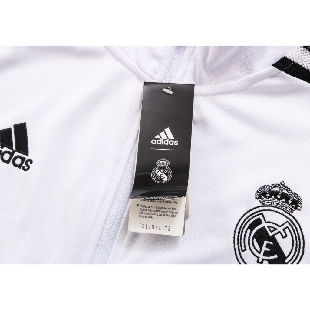 2022/23 real madrid áo khoác bóng đá dài tay huấn luyện mặc chất lượng hàng đầu 1: 1 | Áo Thun Bóng Đá Thiết Kế Năng Động Trẻ Trung