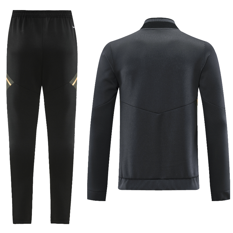 23-24 arsenal xám dài tay áo khoác bóng đá tracksuit đào tạo mặc chất lượng hàng đầu 1: 1 | Áo Thun Bóng Đá Thiết Kế Năng Động Trẻ Trung