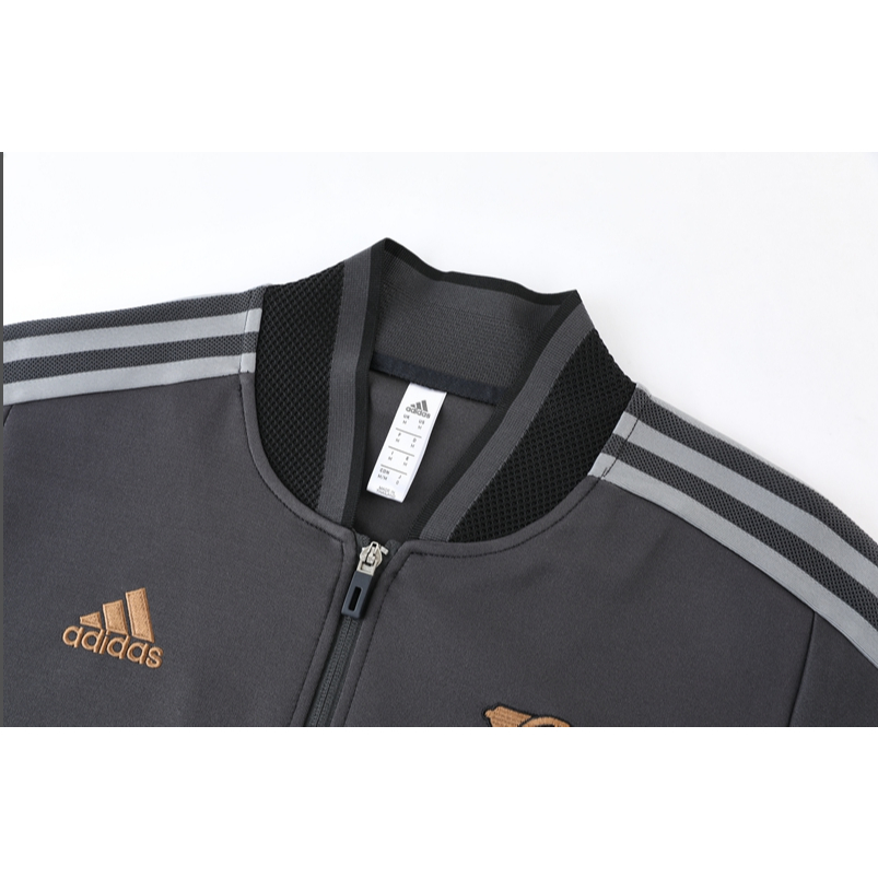 23-24 arsenal xám dài tay áo khoác bóng đá tracksuit đào tạo mặc chất lượng hàng đầu 1: 1 | Áo Thun Bóng Đá Thiết Kế Năng Động Trẻ Trung