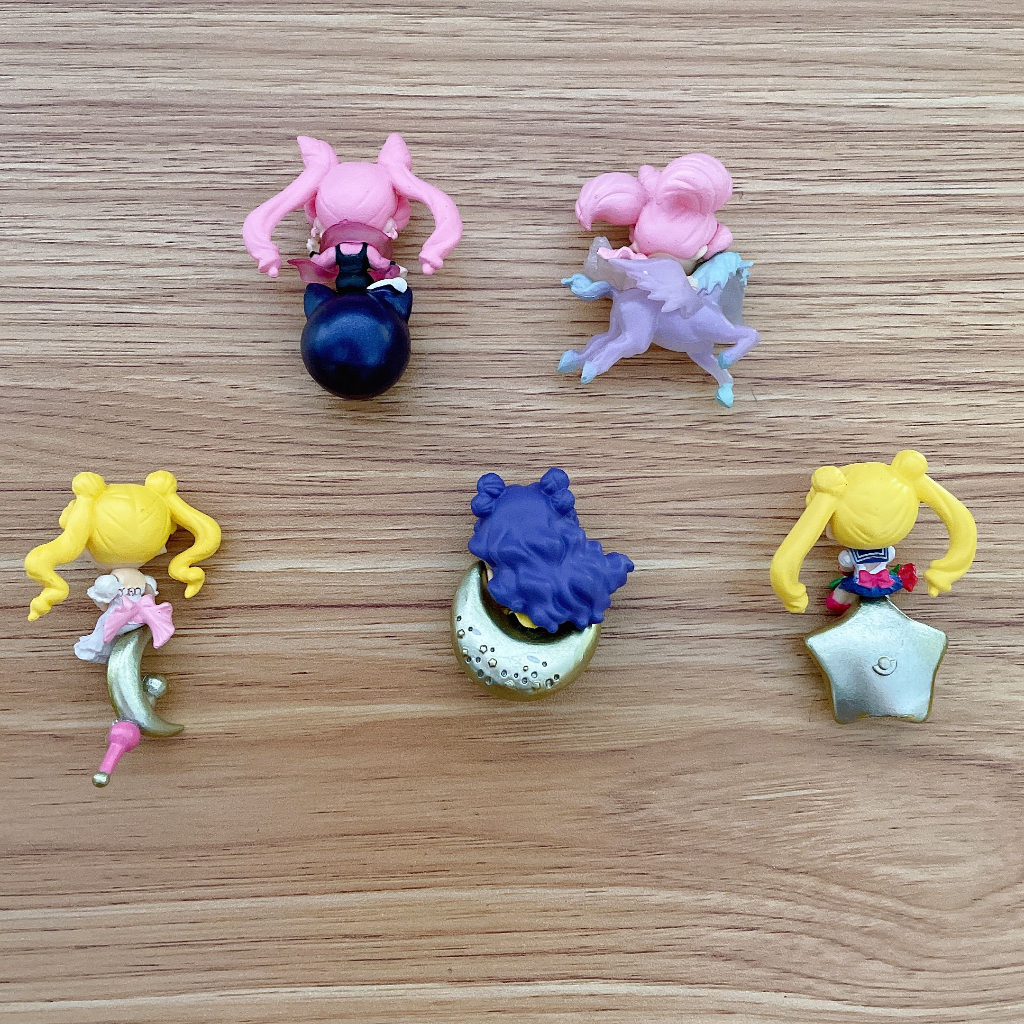 5 cái / bộ 4,5 cm sailor moon mercury mars jupiter venus uranus neptune pluto chiba mamoru figures đồ chơi trang trí máy tính để bàn búp bê quà tặng