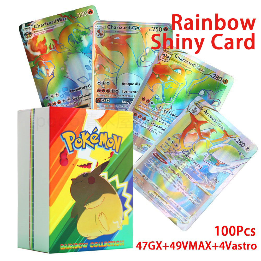Bộ 100 Thẻ Bài Trò Chơi Pokemon Cho Bé