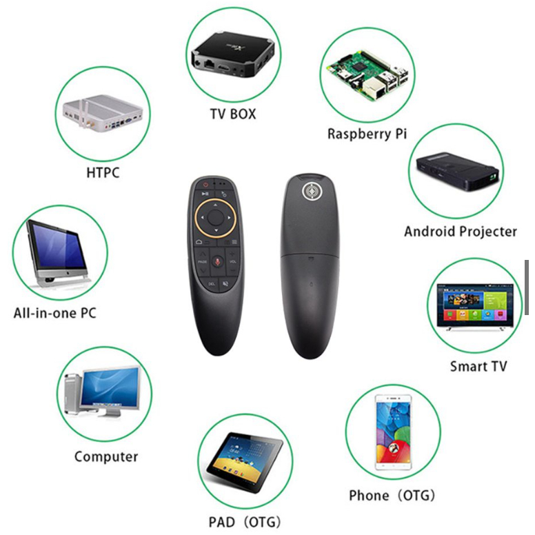 Điều khiển từ xa g10s g10s pro g10 2.4g cho tv thông minh máy tính xách tay android tv box chuột bay điều khiển từ xa g10s 2.4g h96 max x88 pro x96 max android tv box hk1