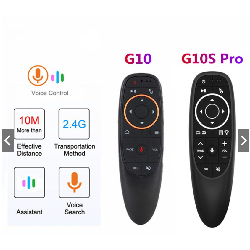 Điều khiển từ xa g10s g10s pro g10 2.4g cho tv thông minh máy tính xách tay android tv box chuột bay điều khiển từ xa g10s 2.4g h96 max x88 pro x96 max android tv box hk1