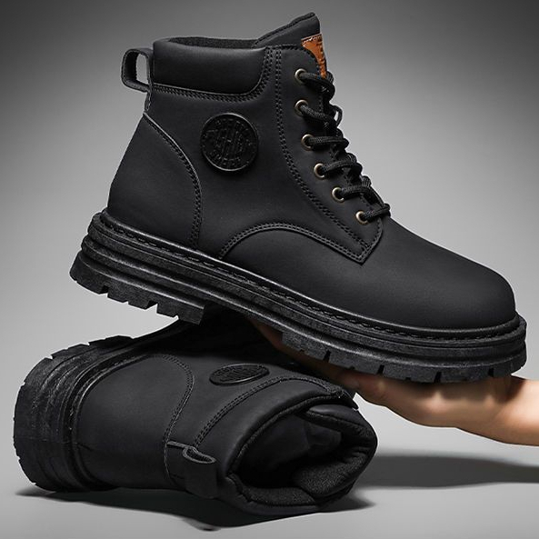 39-44 size high-top martin shoes nam martin shoes thick-soled overall boots outdoor martin shoes lace-up martin boots trendy casual motorcycle boots fashion rhubarb boots giày bệt nam fashion height-