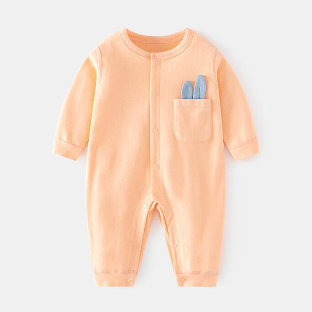 Baby boy onesie cotton màu rắn mùa xuân thu dài tay áo trẻ sơ sinh cô gái rompers giáng sinh quần áo sơ sinh