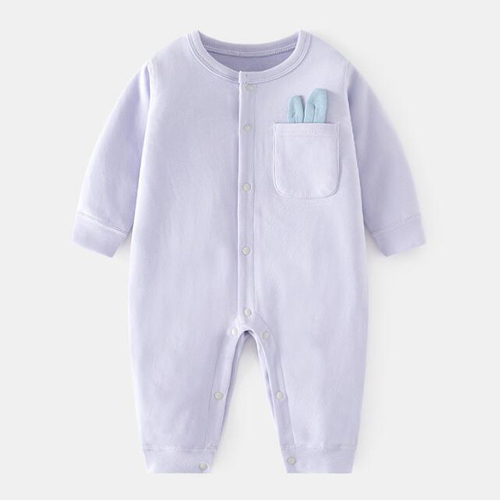 Baby boy onesie cotton màu rắn mùa xuân thu dài tay áo trẻ sơ sinh cô gái rompers giáng sinh quần áo sơ sinh