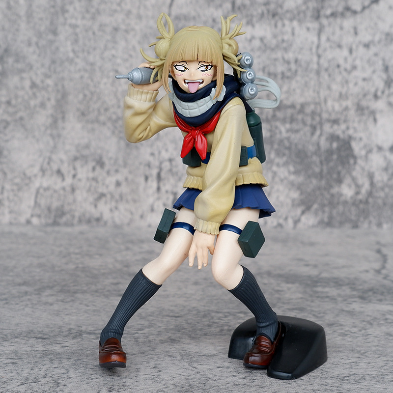 15-20cm nhật bản my hero academia anime figure all might one for all cross my body himiko toga tượng pvc hình hành động mô hình búp bê đồ chơi trẻ em quà tặng