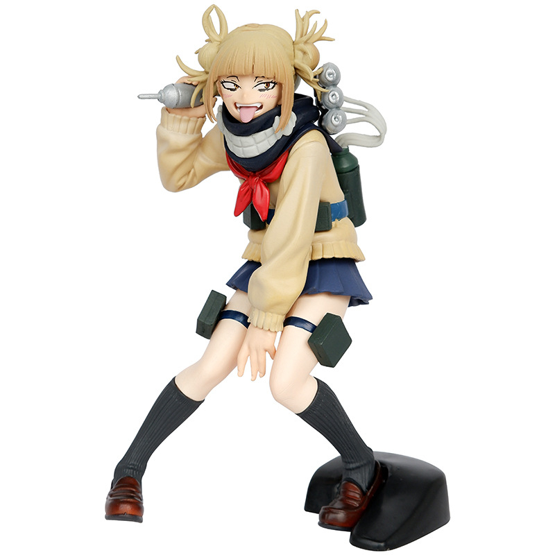15-20cm nhật bản my hero academia anime figure all might one for all cross my body himiko toga tượng pvc hình hành động mô hình búp bê đồ chơi trẻ em quà tặng