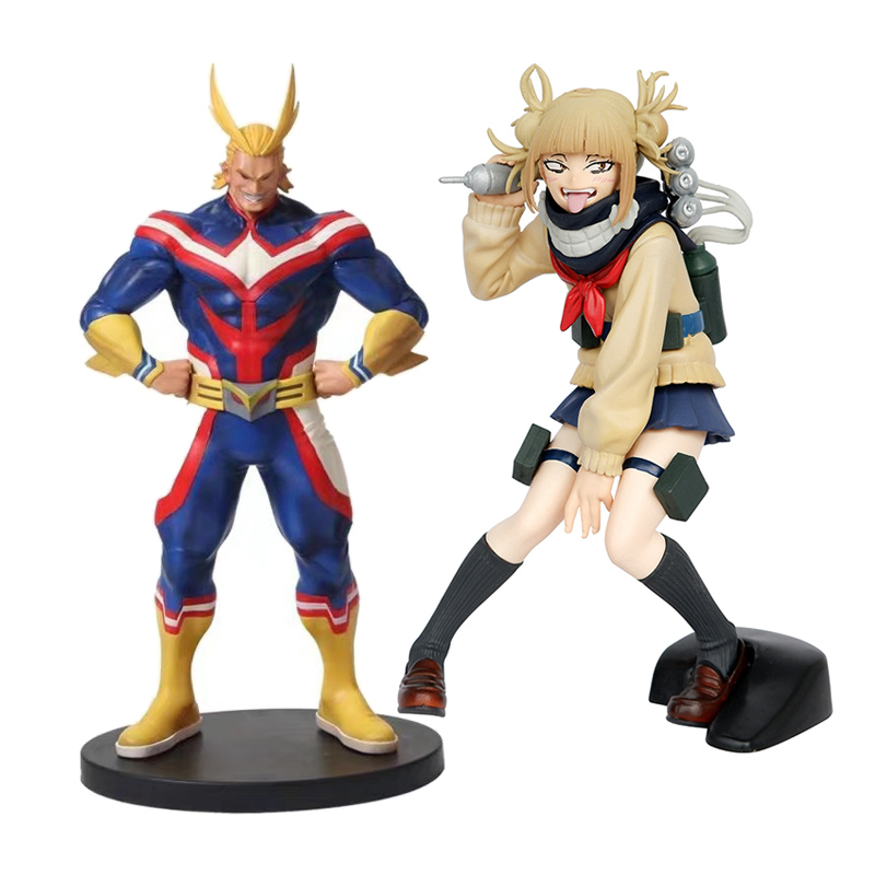 15-20cm nhật bản my hero academia anime figure all might one for all cross my body himiko toga tượng pvc hình hành động mô hình búp bê đồ chơi trẻ em quà tặng