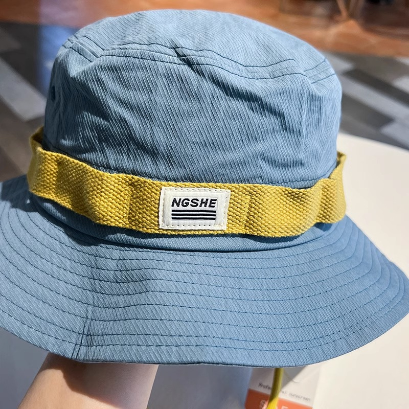 Nón Tai Bèo Rộng Vành Chống Nắng Màu Sắc Tương Phản Phong Cách Nhật Bản Dành Cho Nam Nữ