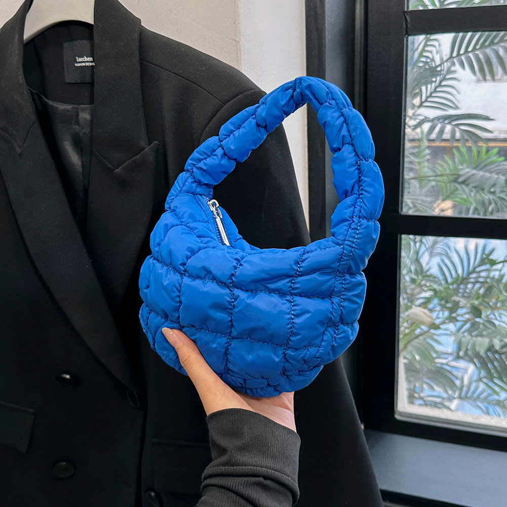 Túi Xách Tote Hình Đám Mây Xếp Ly Siêu Nhẹ Thời Trang Cho Nữ