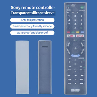 Sony universal remote case silicone trong suốt smart tv led / lcd series điều khiển từ xa nắp điều khiển từ xa tv của hầu hết các kiểu máy vỏ điều khiển từ xa dài