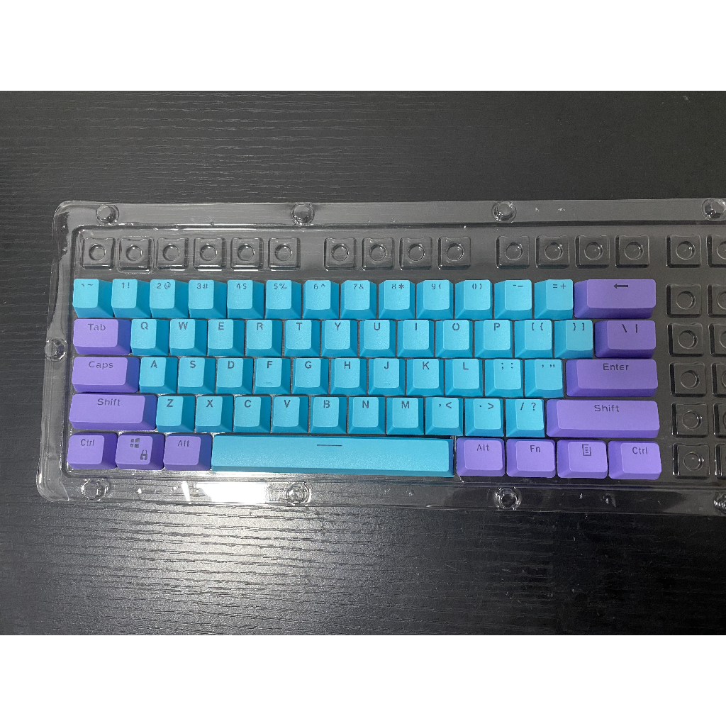 Giá thấp RK 61 Keycaps (Chỉ bán Keycaps) Chất liệu PBT OEM Keycaps cao, Keycaps bàn phím cơ hai màu 
