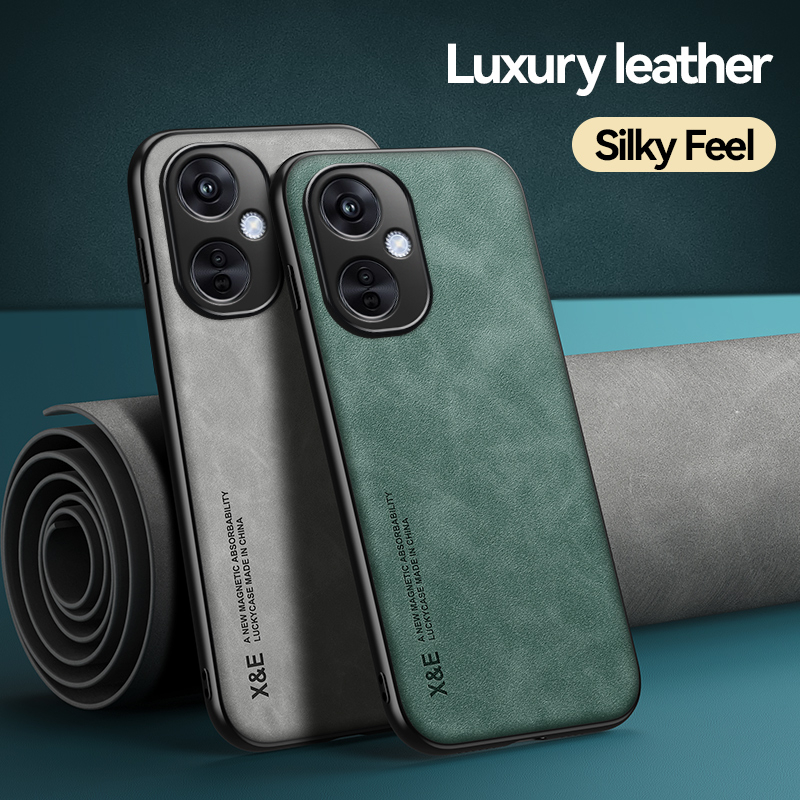 Vỏ da cho oneplus nord ce 3 lite vỏ điện thoại có giá đỡ từ tính trên ô tô viền silicon mềm mặt sau cứng áo giáp sang trọng vỏ chống sốc q2