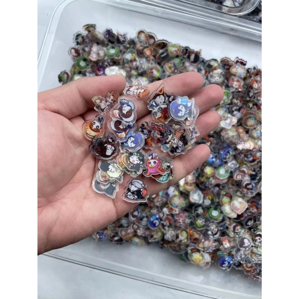 Set 50-100 Miếng Dán Acrylic 2cm Trang Trí Tủ Lạnh Diy  Identity Ⅴ
