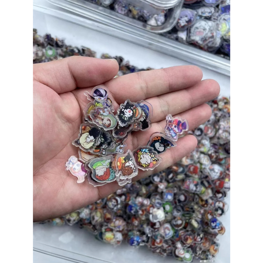 Set 50-100 Miếng Dán Acrylic 2cm Trang Trí Tủ Lạnh Diy  Identity Ⅴ