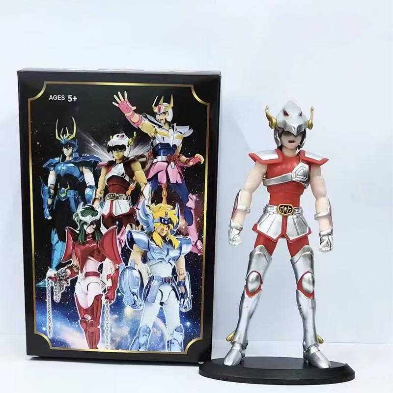 1 cái 19 cm saint seiya anime hình the five bronze sanits andromedae shun cygnus hyoga phoenix draco shiryu pegasus pvc action figures mô hình búp bê đồ chơi