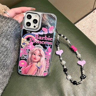 Y2k phong cách barbie pink mirror princess vỏ iphone cho 11 12 pro 13 pro max và hơn thế nữa