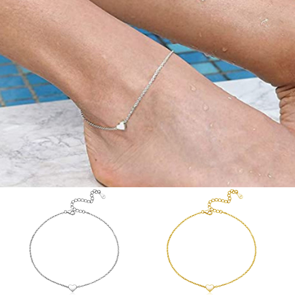 Lắc chân hợp kim mặt dây hình số 8 hợp thời trang cho nữ