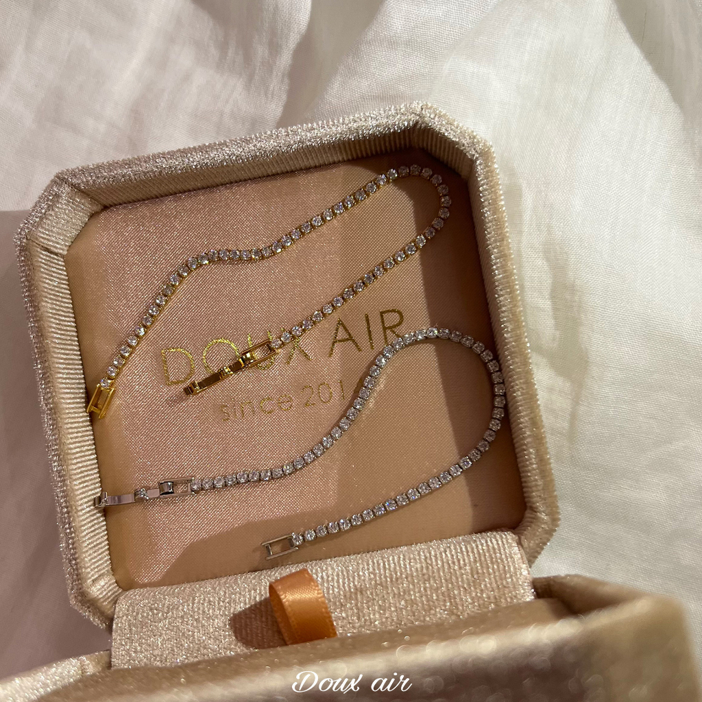 Niche Vòng Tay Zircon Lấp Lánh Siêu Sáng Phong Cách Tinh Tế Dễ Phối Đồ Cao Cấp Phong Cách Cá Tính Cho Nữ