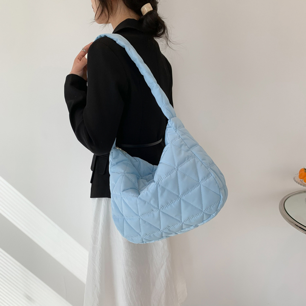 Túi Đeo Vai Bằng Cotton Màu Trơn Thời Trang Cho Nữ