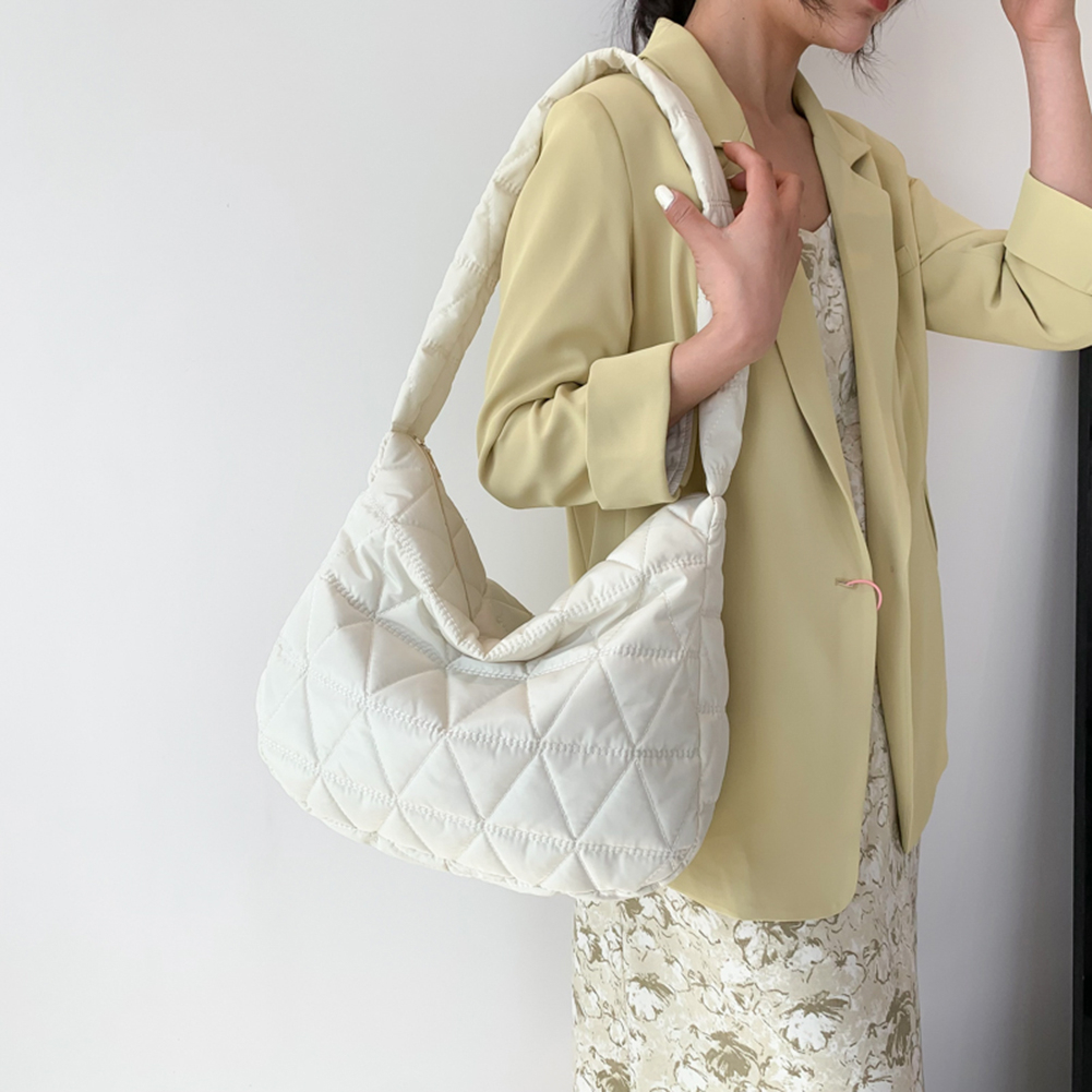 Túi Đeo Vai Bằng Cotton Màu Trơn Thời Trang Cho Nữ