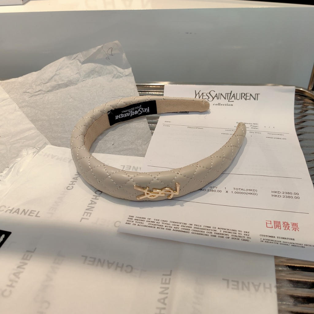 Sl new 23 da bê logo metel nữ haedband