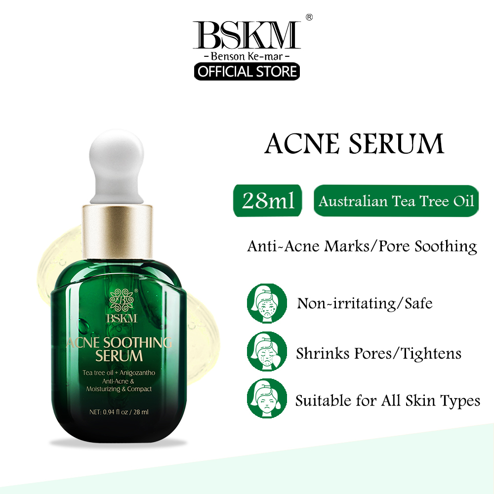 BSKM Serum hỗ trợ giảm mụn dưỡng ẩm làm mịn da xóa mờ vết thâm hiệu quả chuyên dụng 28g