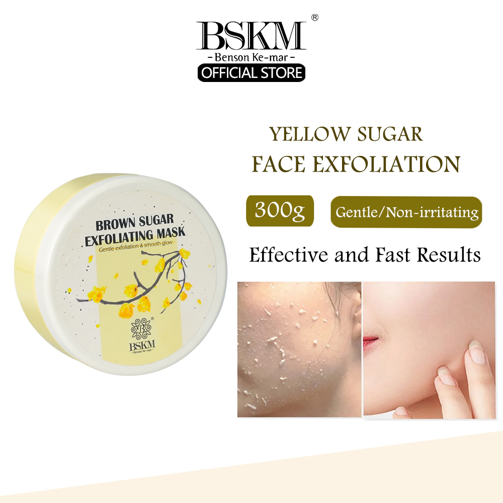BSKM 300g Đường Vàng Gel Tẩy Tế Bào Chết Da Mặt Body Scrub Peeling Làm Sạch Sâu Tẩy Da Chết Mụn Đầu Đen