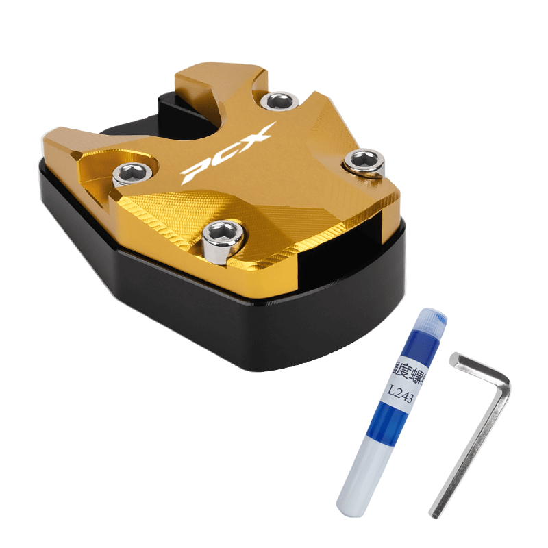 Đối với honda pcx 160 150 125 side stand shoes cnc motorcycle single stand cover foot kick enlarger pad modified side stand