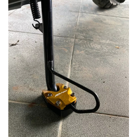 Đối với honda adv 160 150 side stand shoes cnc motorcycle single stand cover foot kick enlarger pad modified adv160 adv150 side stand
