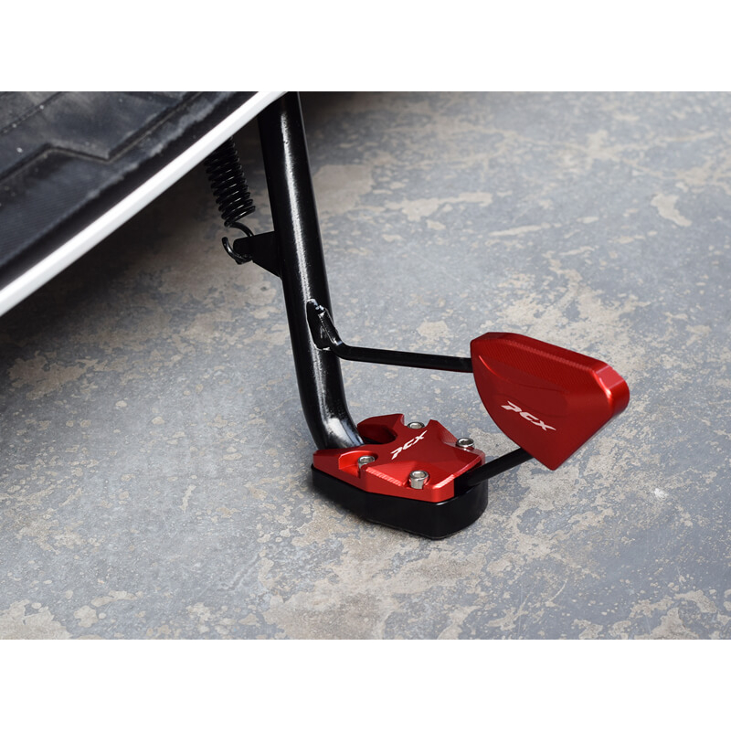 Đối với honda pcx 160 150 125 side stand shoes cnc motorcycle single stand cover foot kick enlarger pad modified side stand