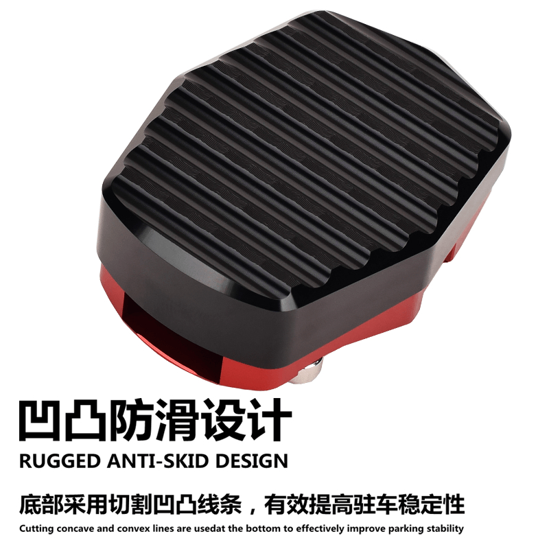 Đối với honda adv 160 150 side stand shoes cnc motorcycle single stand cover foot kick enlarger pad modified adv160 adv150 side stand
