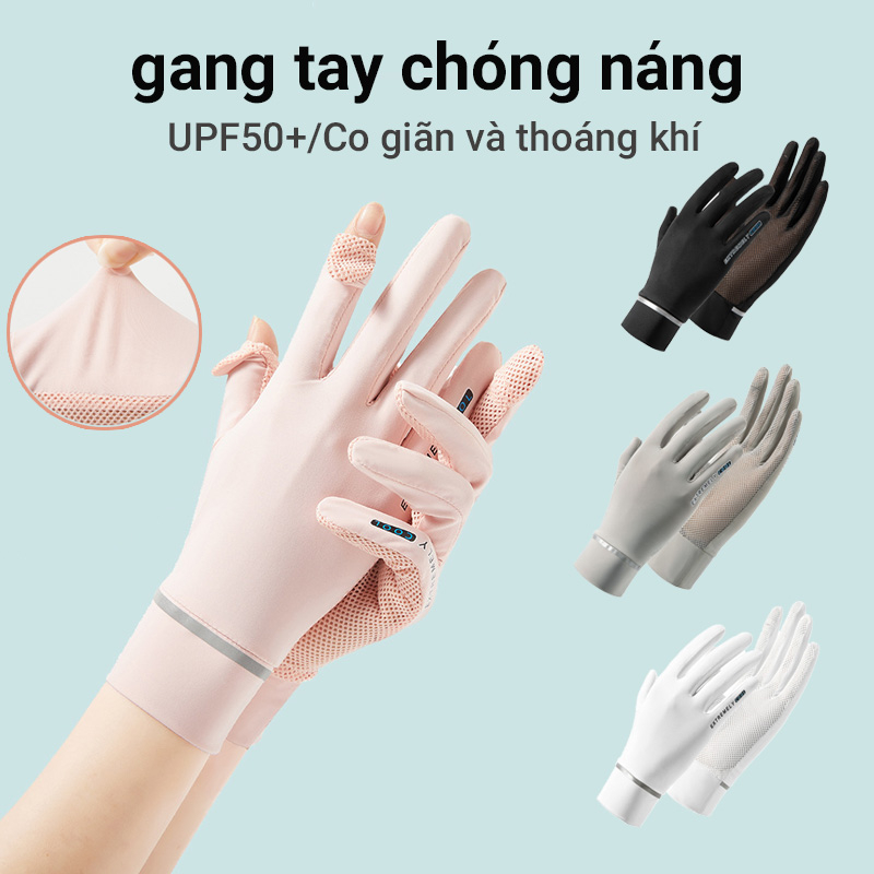 Găng tay chống nắng chống trượt hỗ trợ dùng màn hình cảm ứng