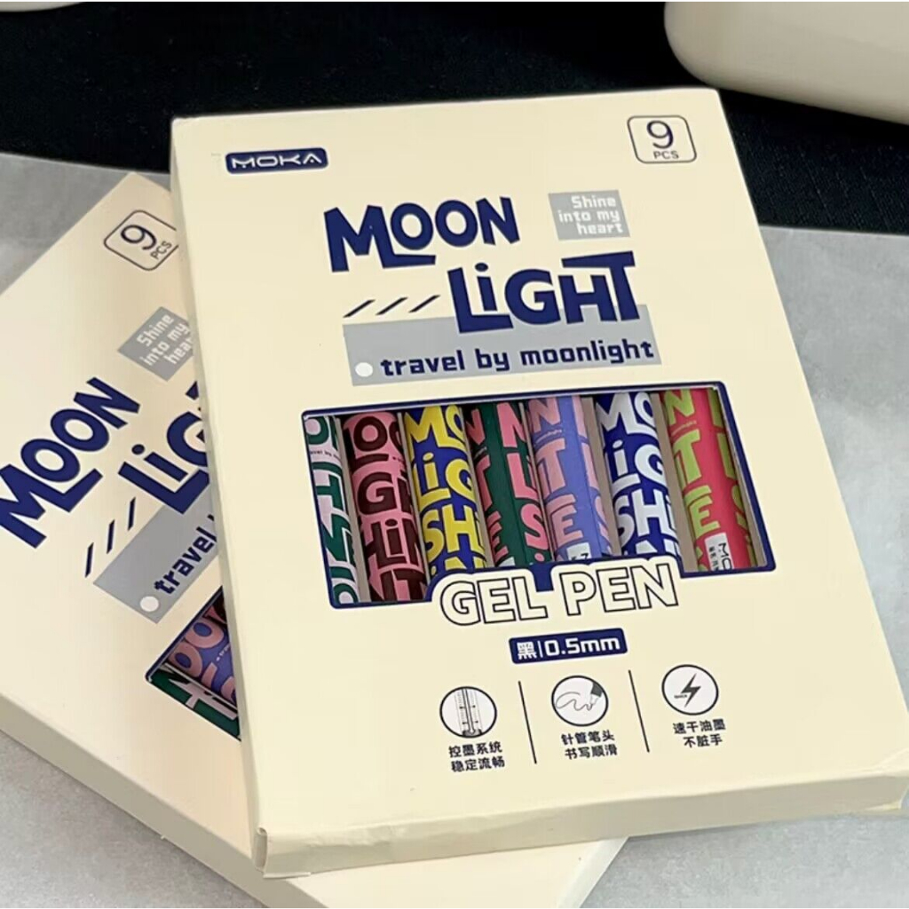 Bút Ký Tên Dạng Lỏng Ohaya 0.5mm Màu Đen Phong Cách Retro Mỹ
