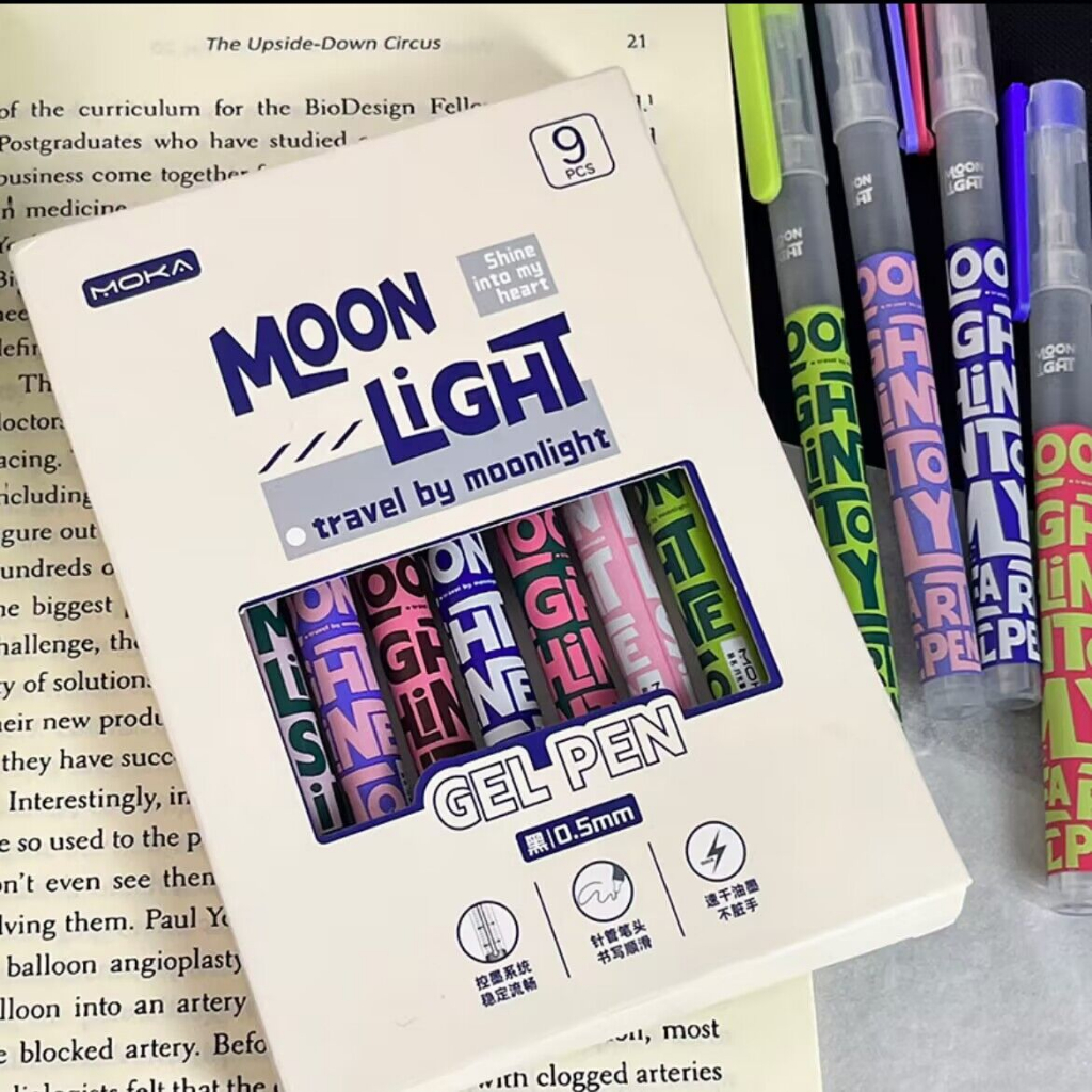 Bút Ký Tên Dạng Lỏng Ohaya 0.5mm Màu Đen Phong Cách Retro Mỹ