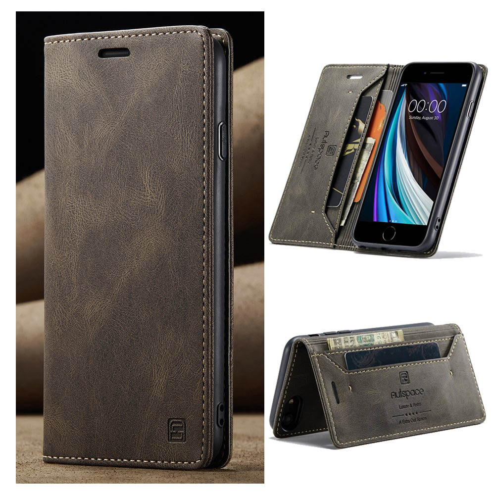 Vỏ retro cho iphone 6 7 8 plus se 2020 xr xs 11 pro max case flip magnetic cover vỏ bảo vệ điện thoại tinh tế
