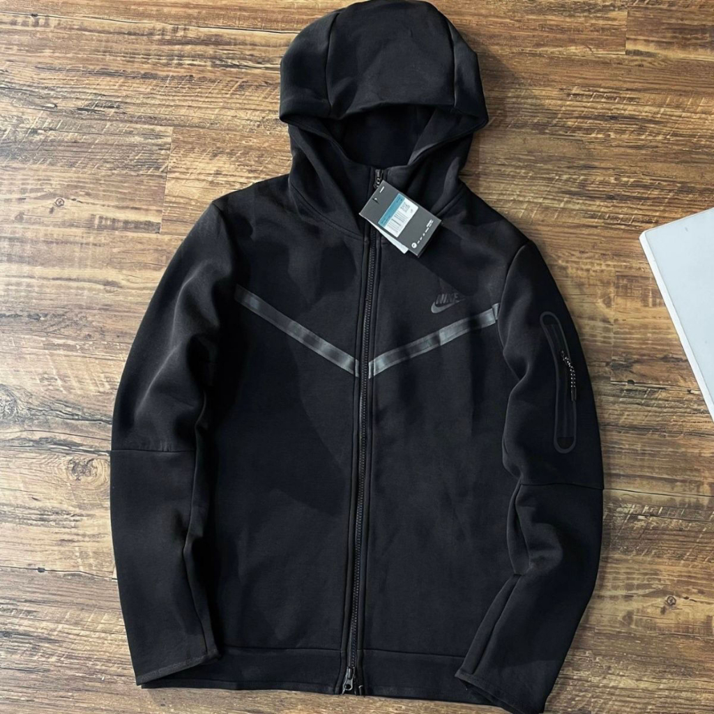 Áo Hoodie Dệt Kim Không Đường May Phối Khóa Kéo Thời Trang Mùa Thu Mới Cho Nam