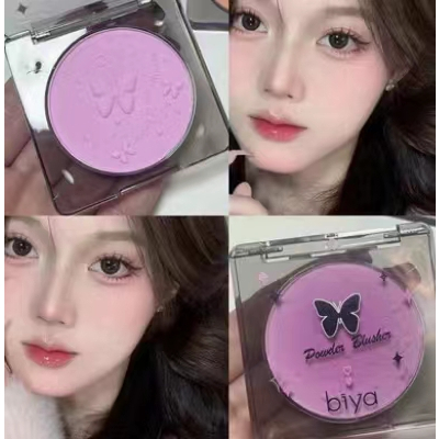 Bape Bảng Phấn Má Hồng 4 Màu Tông Hồng / Xanh Dương Tự Nhiên Chống Nước Lâu Trôi no.7722