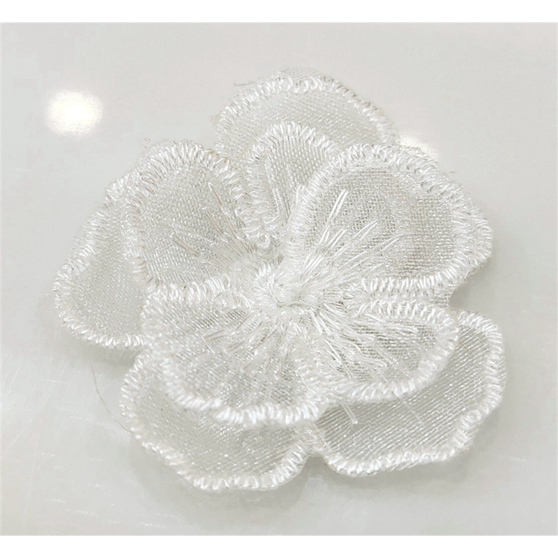 Miếng Vải Thêu Hình Hoa 3D Trang Trí Quần Áo Diy