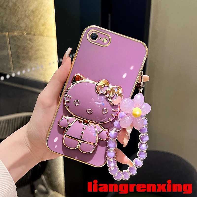 ốp lưng Vỏ oppo a71 ốp lưng điện thoại oppo a71k vỏ mềm silicon mạ điện bảo vệ chống va đập thiết kế mới vòng đeo tay hoa vòng tay cho bé gái ddhk01 viền vuông cute