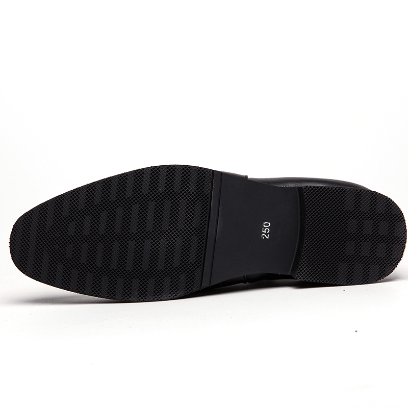 Thời trang nam khởi động giày dây kéo bên ridding thoải mái làm bằng tay da thật tất cả màu đen